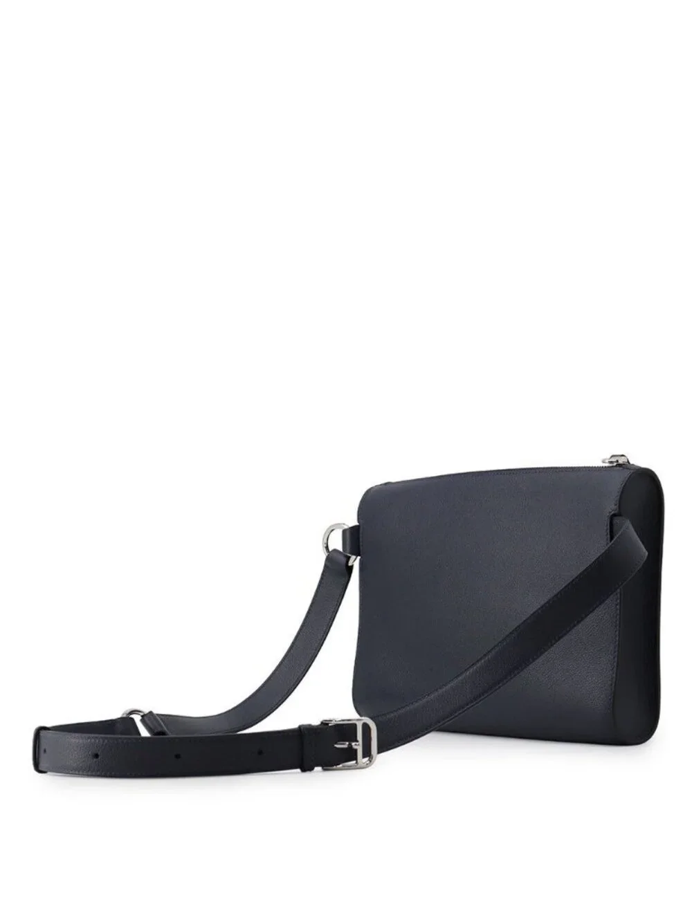 Hermes Shoulder Bag Bolitle Blue Navy Silver Bague Rain Clutch
